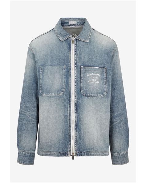 dior denim jacket men|christian dior jacket men's.